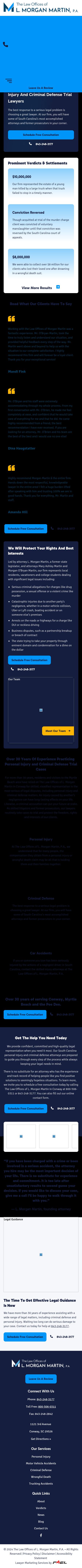The Law Offices of L. Morgan Martin P.A. - Conway SC Lawyers