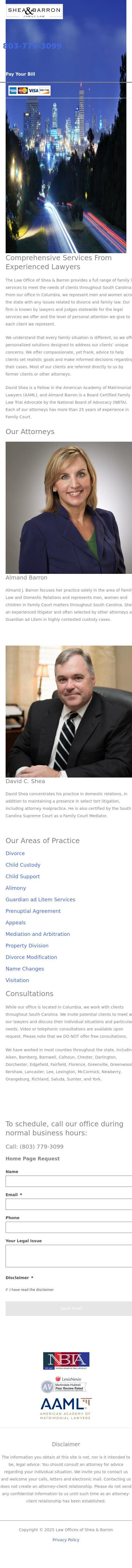 The Law Offices of Shea & Barron - Columbia SC Lawyers