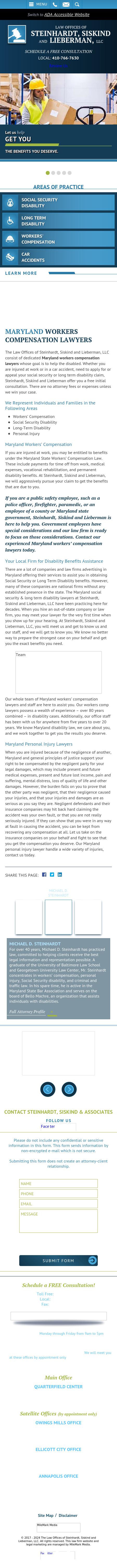 The Law Offices of Steinhardt, Siskind and Associates, LLC - Glen Burnie MD Lawyers