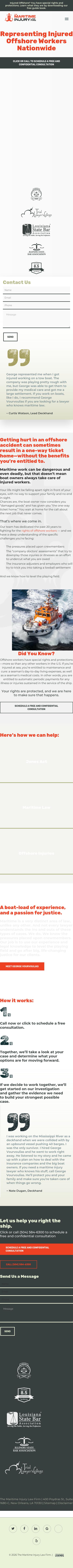 The Maritime Injury Law Firm - New Orleans LA Lawyers