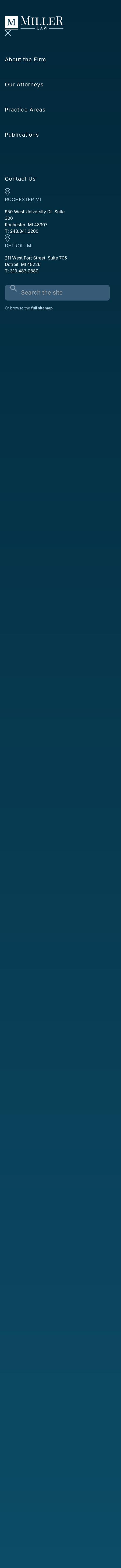 The Miller Law Firm, P.C. - Rochester MI Lawyers