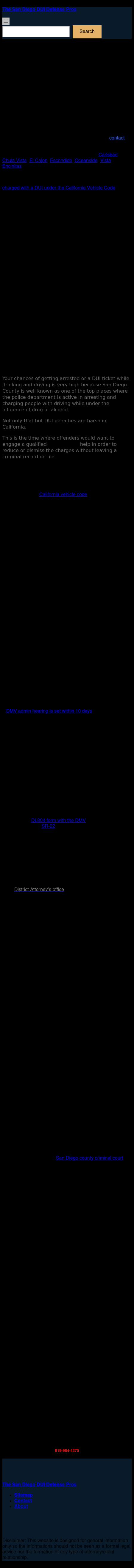 The San Diego DUI Defense Pros - San Diego CA Lawyers