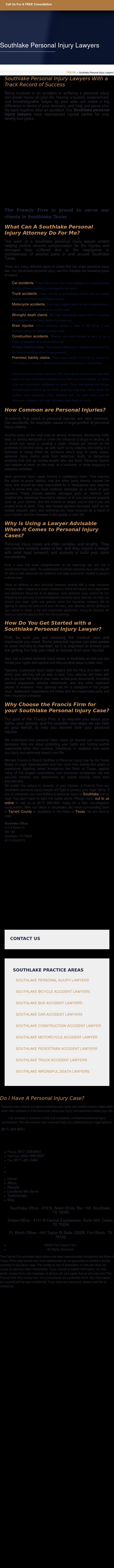 The Francis Firm - Southlake TX Lawyers
