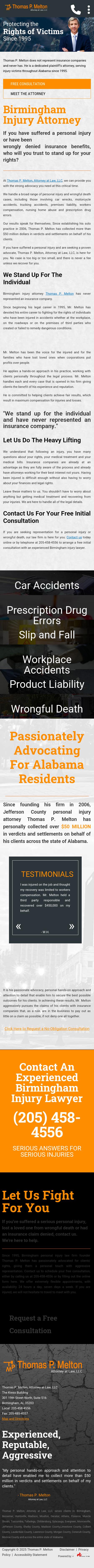 Thomas P. Melton, Attorney at Law, LLC - Birmingham AL Lawyers