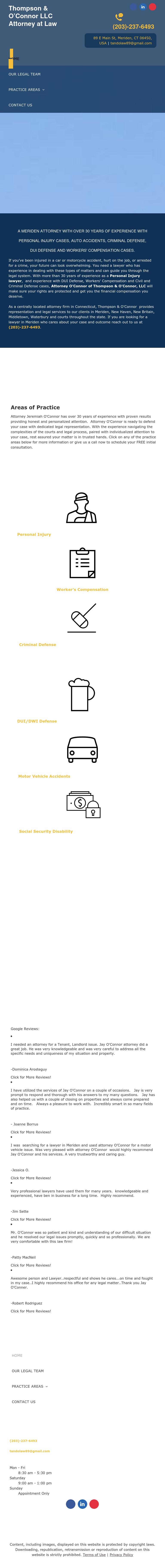 Thompson & O'Connor - Meriden CT Lawyers