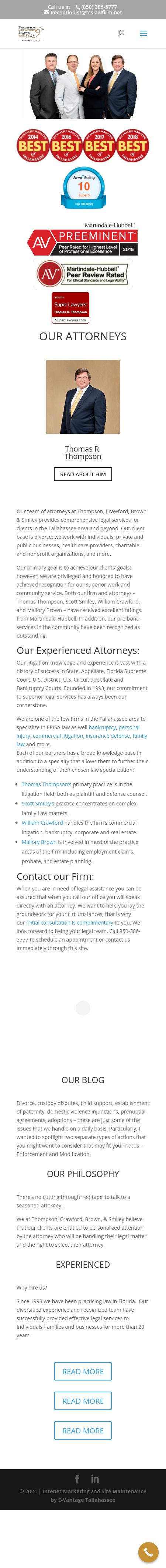 Thompson Crawford & Smiley PA - Tallahassee FL Lawyers