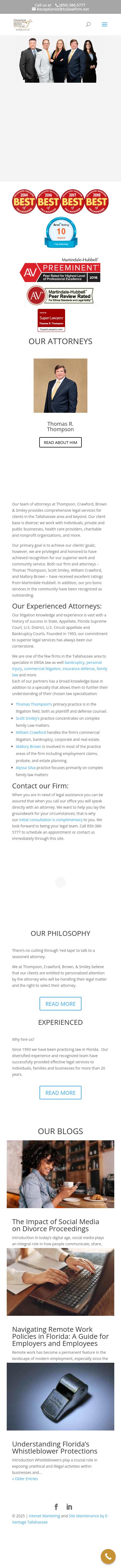 Thompson Crawford & Smiley PA - Tallahassee FL Lawyers