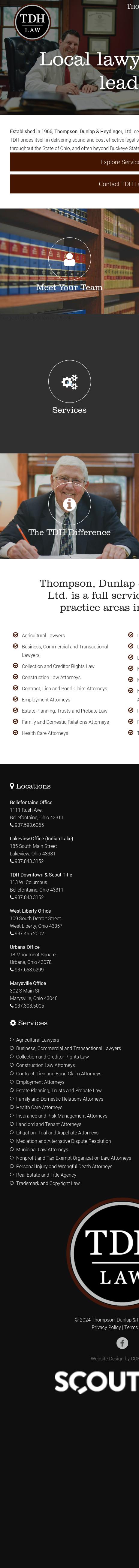Thompson, Dunlap & Heydinger, Ltd. - Bellefontaine OH Lawyers