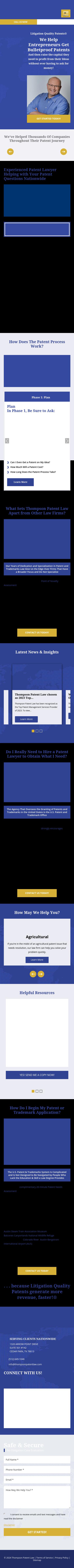 Thompson Patent Law - Cedar Park TX Lawyers