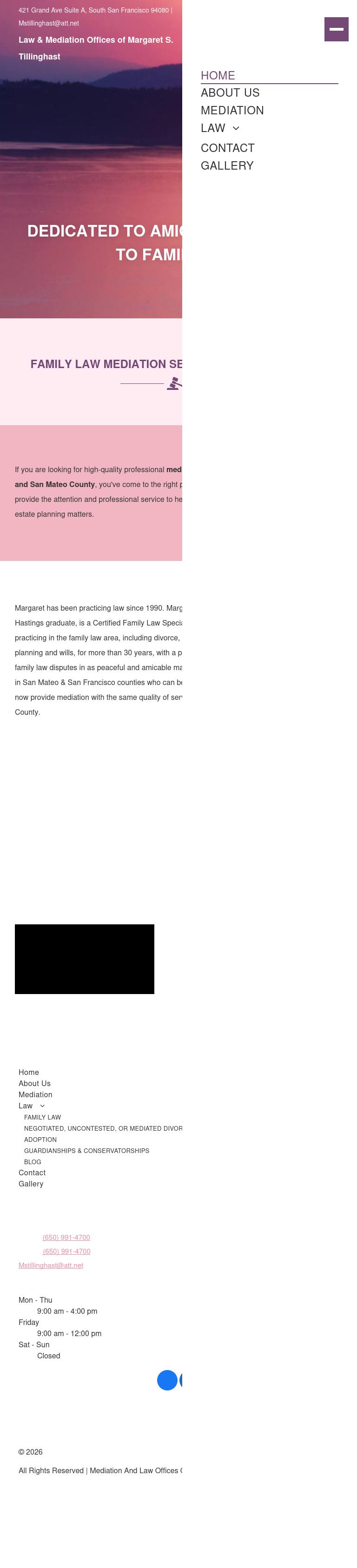 Tillinghast Margaret S Law Offices Of - Daly City CA Lawyers