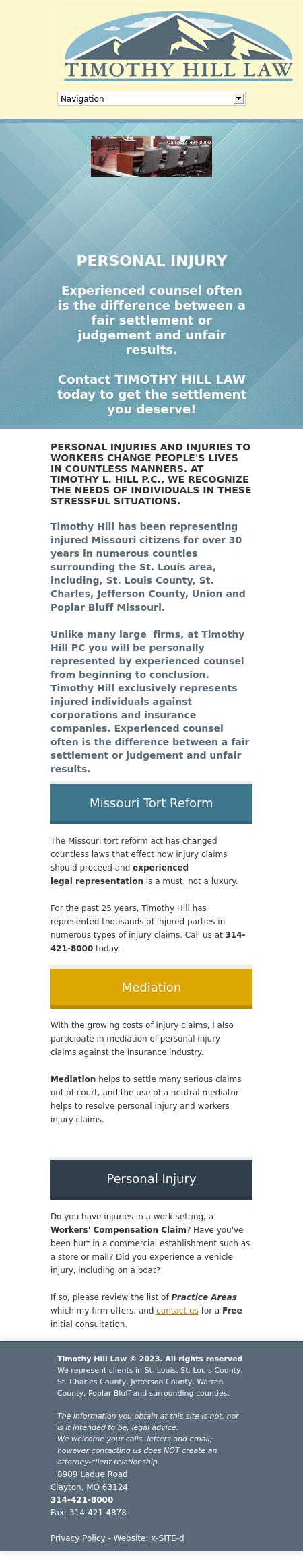 Timothy Hill - Saint Louis MO Lawyers