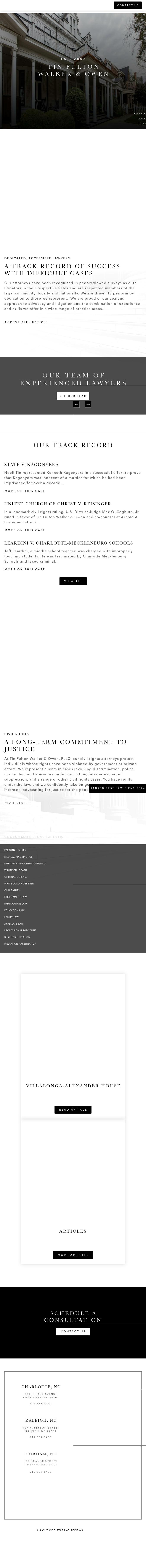 Tin Fulton Walker & Owen - Chapel Hill NC Lawyers