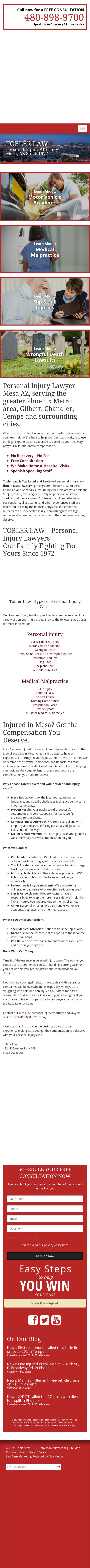 Tobler Law - Mesa AZ Lawyers