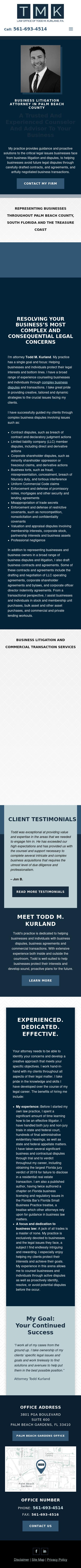 Law Office of Todd M. Kurland, P.A. - North Palm Beach FL Lawyers