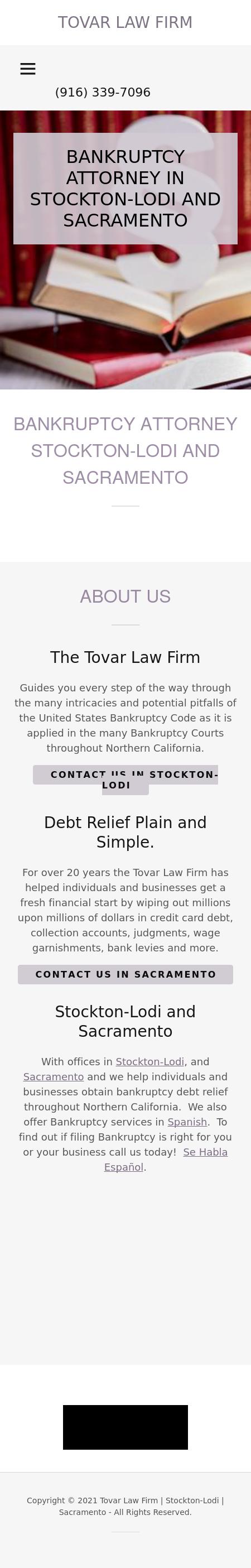 Tovar Law Firm - Stockton CA Lawyers
