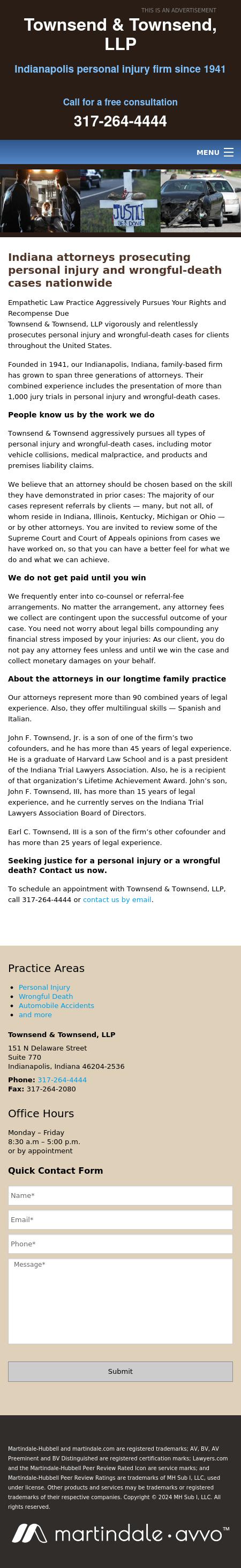 Townsend & Townsend LLP - Indianapolis IN Lawyers