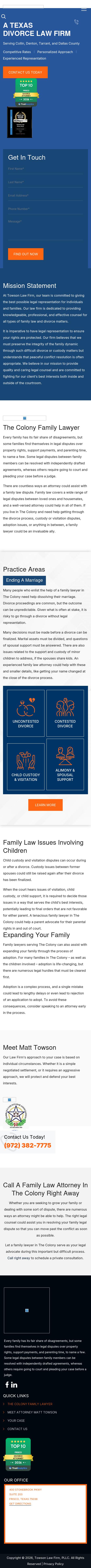 Towson Law Firm, PLLC - Frisco TX Lawyers