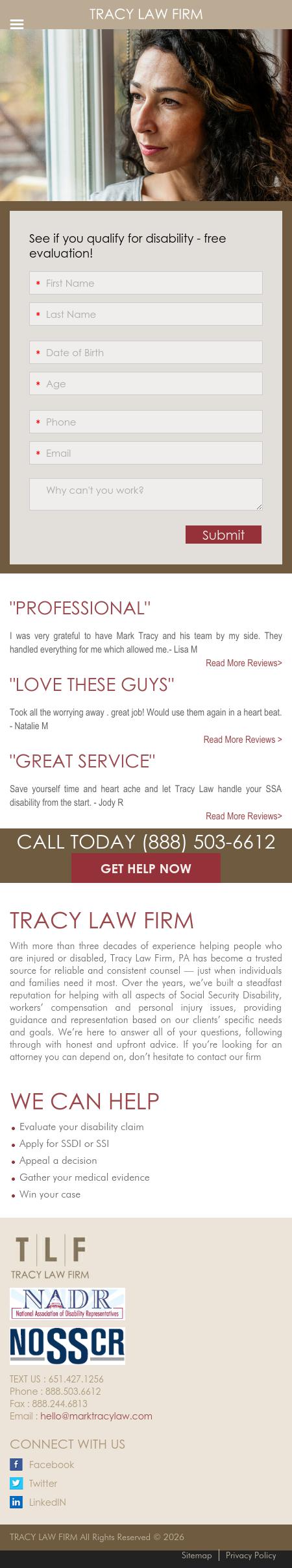 Tracy Law Firm PA - Saint Paul MN Lawyers
