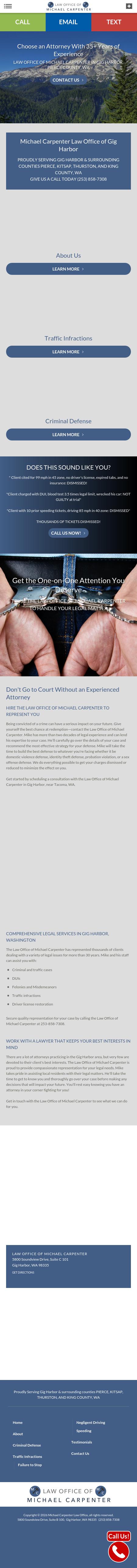 TRAFFIC TICKET DEFENDERS - Gig Harbor WA Lawyers