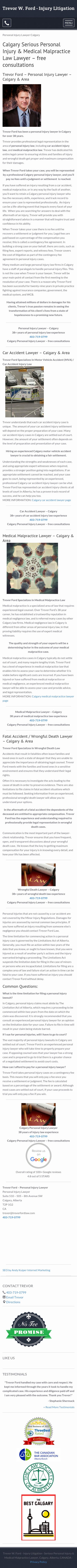 Trevor Ford Law Office - Calgary AL Lawyers
