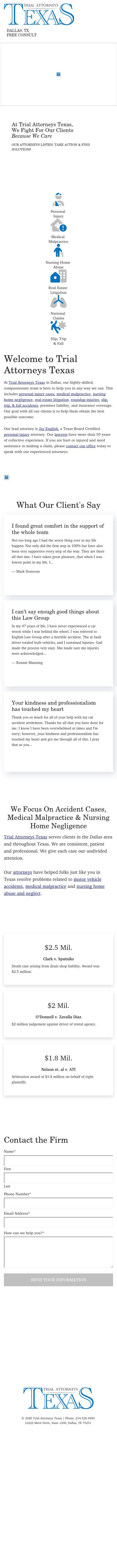 Trial Attorneys Texas - Dallas TX Lawyers