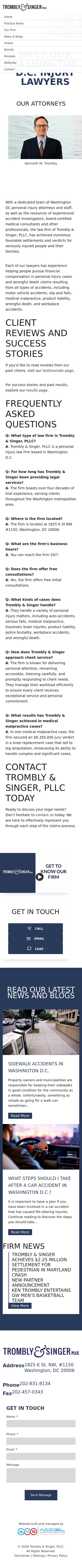 Trombly & Singer, PLLC - Washington DC Lawyers