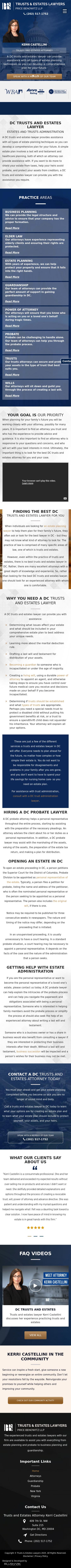 Trusts and Estates Attorney Kerri Castellini - Washington DC Lawyers