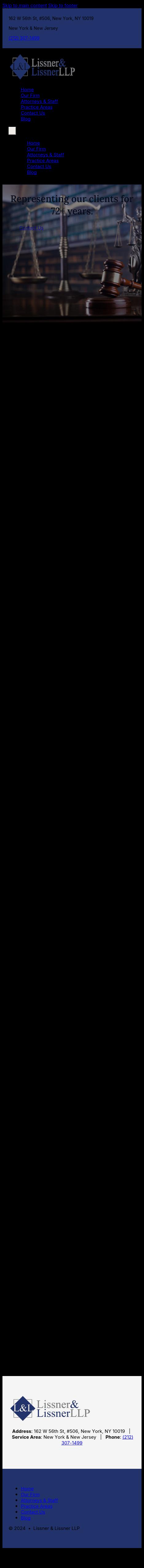 Lissner & Lissner LLP - New York NY Lawyers