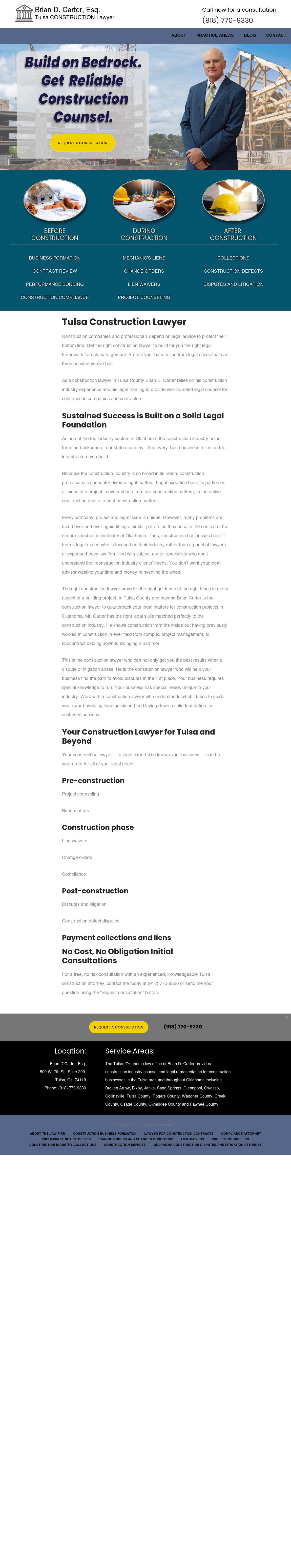 Tulsa Construction Lawyer - Tulsa OK Lawyers