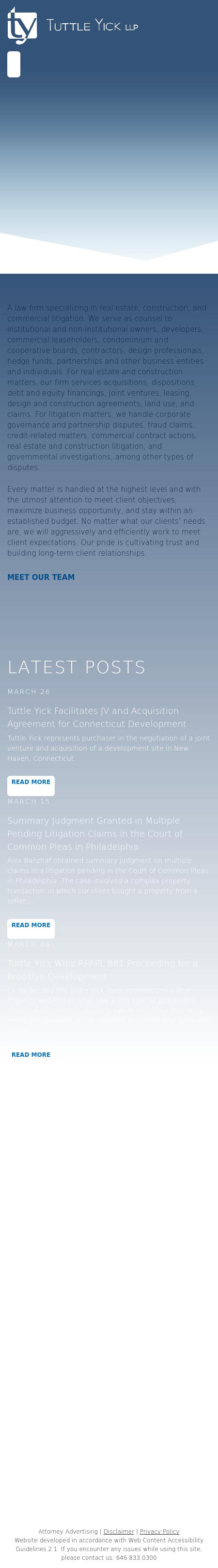 Tuttle Yick LLP - New York NY Lawyers