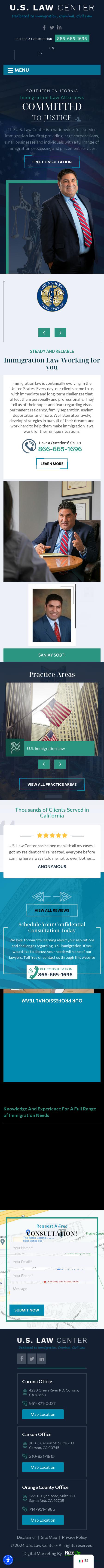 U.S. Law Center - Corona CA Lawyers