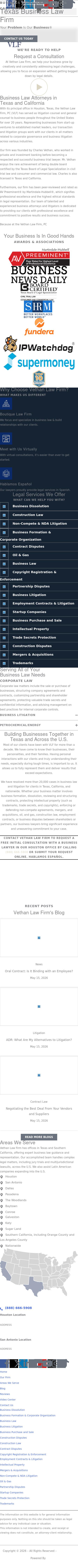 Vethan Law Firm - Houston TX Lawyers