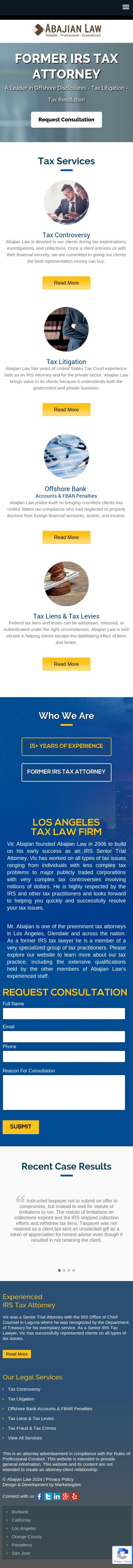 Vic Abajian, LL.M. - Irvine CA Lawyers