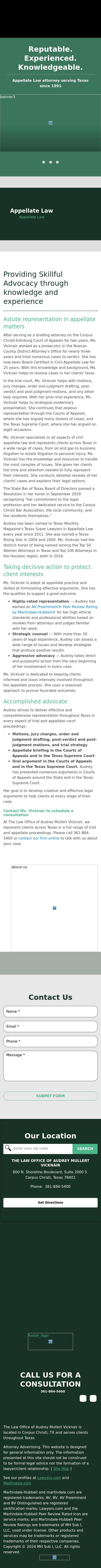 Vicknair, Audrey M. - Corpus Christi TX Lawyers