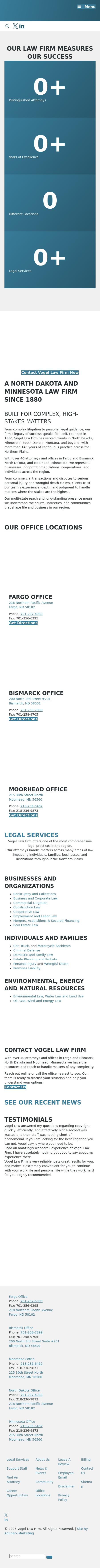 Vogel Law Firm - Fargo ND Lawyers