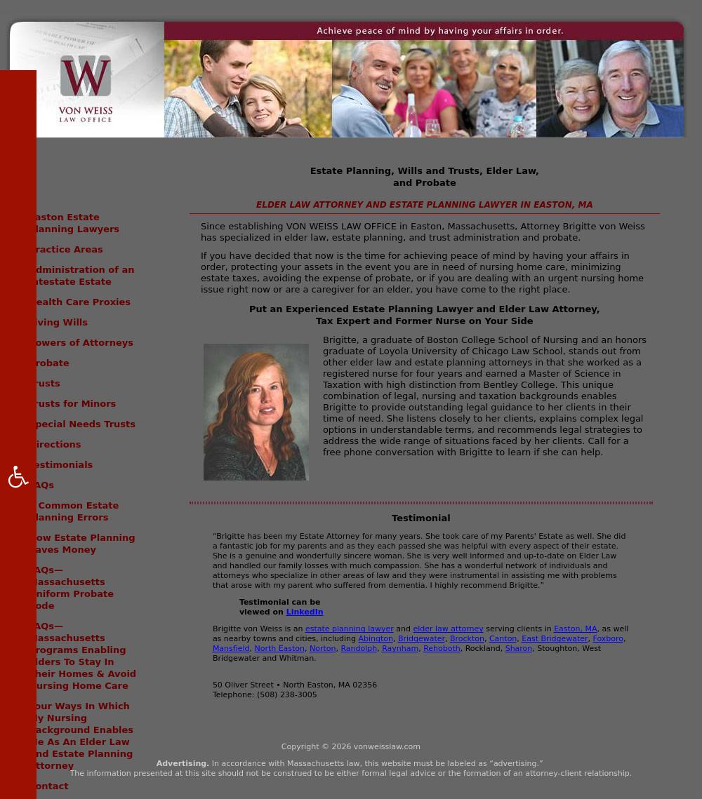 Von Weiss Law Office - North Easton MA Lawyers