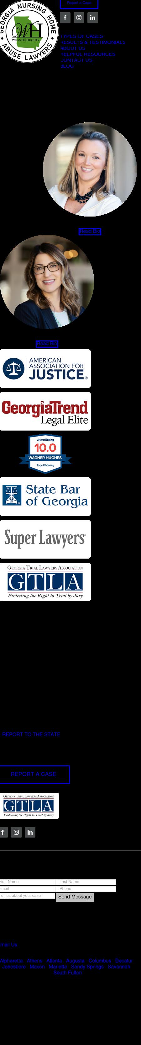 Wagner Hughes Georgia Nursing Home Abuse Lawyers - Atlanta GA Lawyers