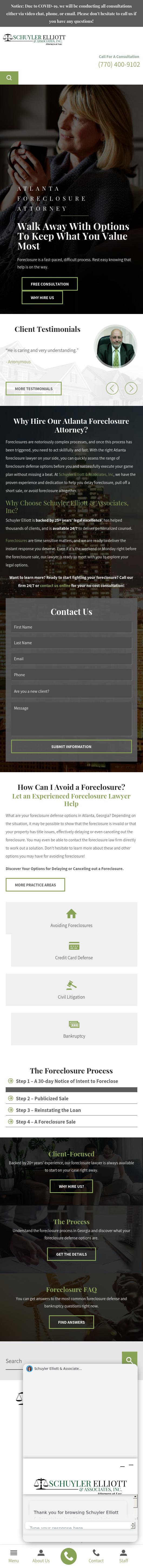 Schuyler Elliott and Associates Inc - Norcross GA Lawyers
