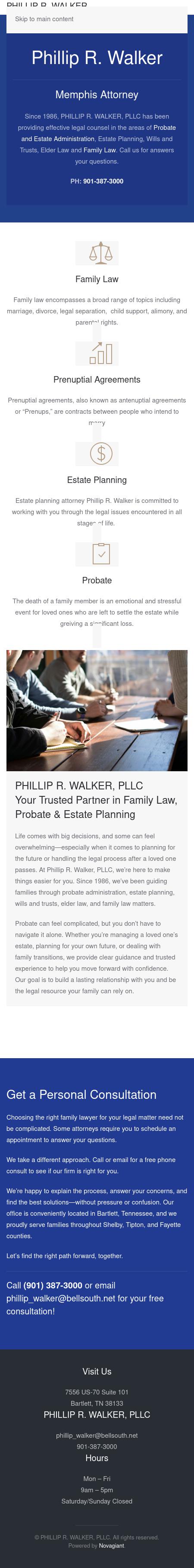 Walker, Phillip R - Memphis TN Lawyers