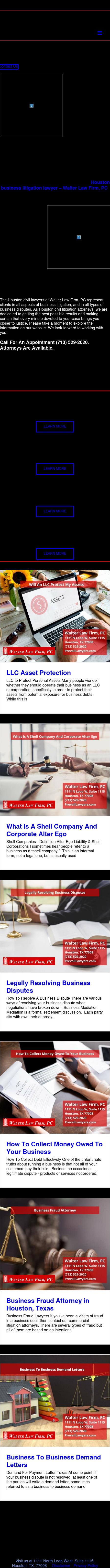 Walter Law Firm, PC - Houston TX Lawyers
