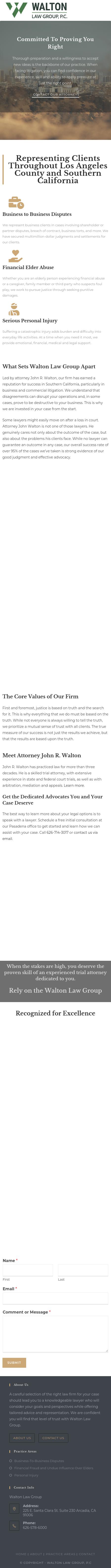 Walton Law Group - Pasadena CA Lawyers