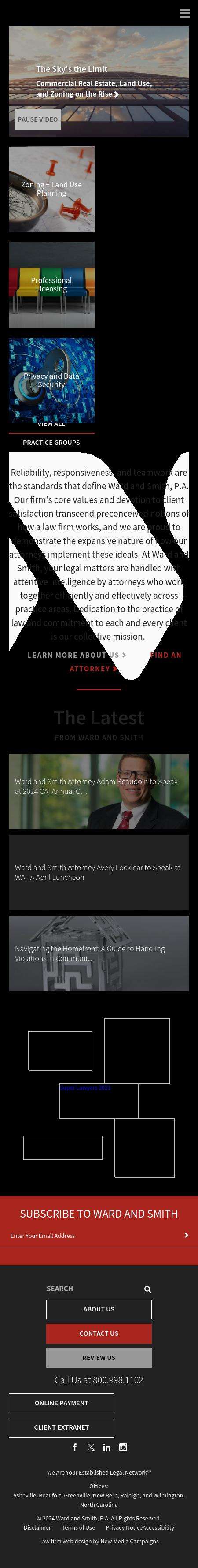 Ward and Smith PA - Raleigh NC Lawyers