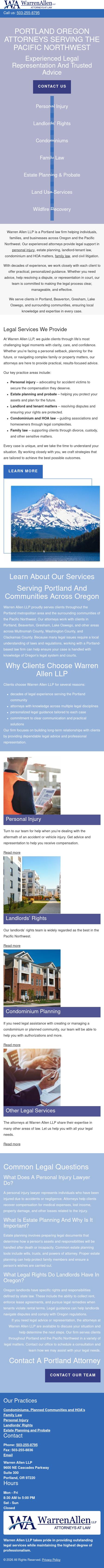 Warren Allen LLP - Portland OR Lawyers