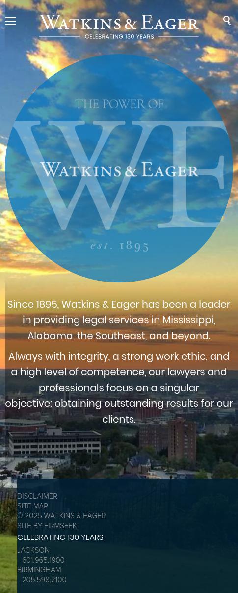 Watkins & Eager PLLC - Jackson MS Lawyers