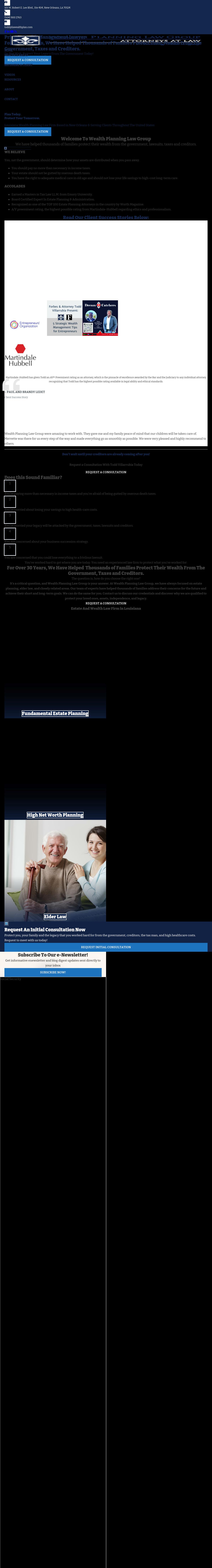 Wealth Planning Law Group - New Orleans LA Lawyers