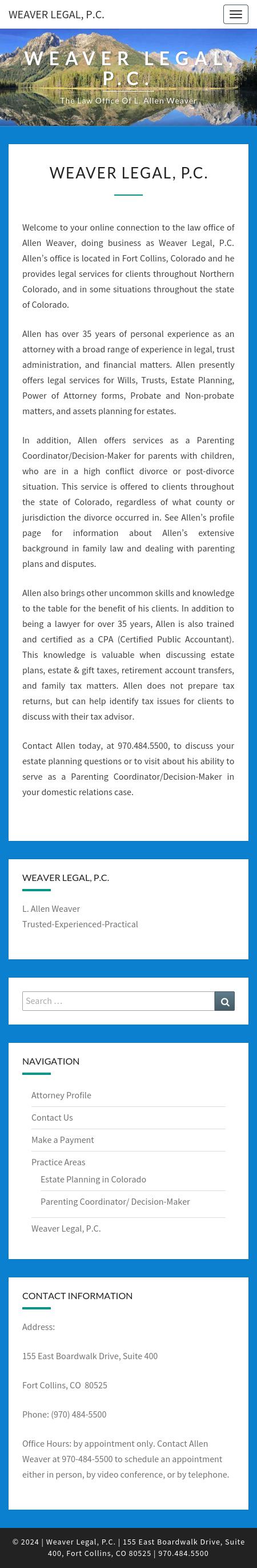 Weaver & Associates PC - Fort Collins CO Lawyers