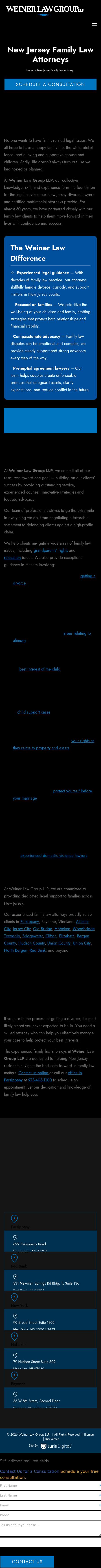 Weiner Law Group -  Parsippany-Troy Hills NJ Lawyers