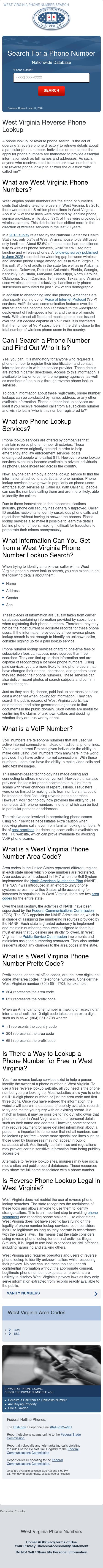 West Virginia Phone Numbers - Keyser WV Lawyers