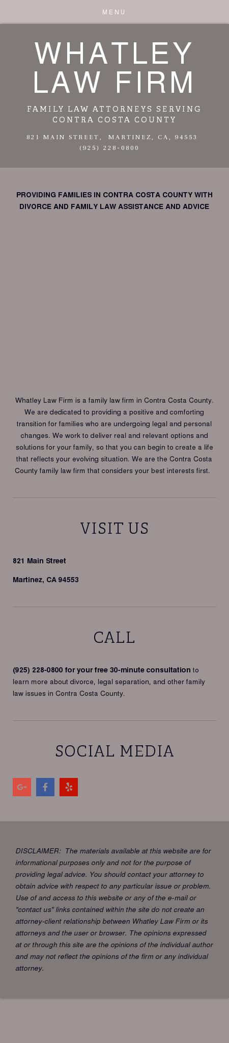 Whatley Law Firm - Martinez CA Lawyers