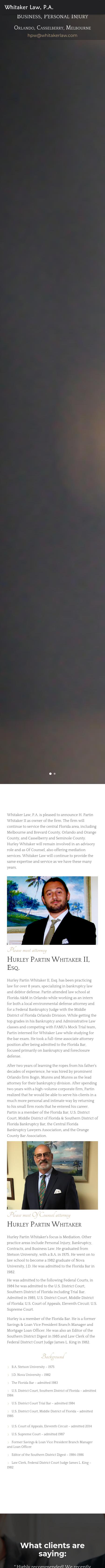 Whitaker Law - Melbourne FL Lawyers